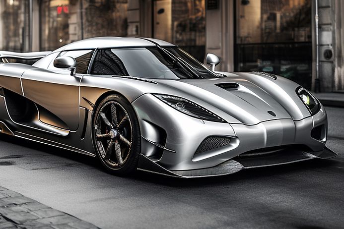 Top 10 teuerste Autos der Welt: Koenigsegg CCXR Trevita (© Generiert mit Midjourney)